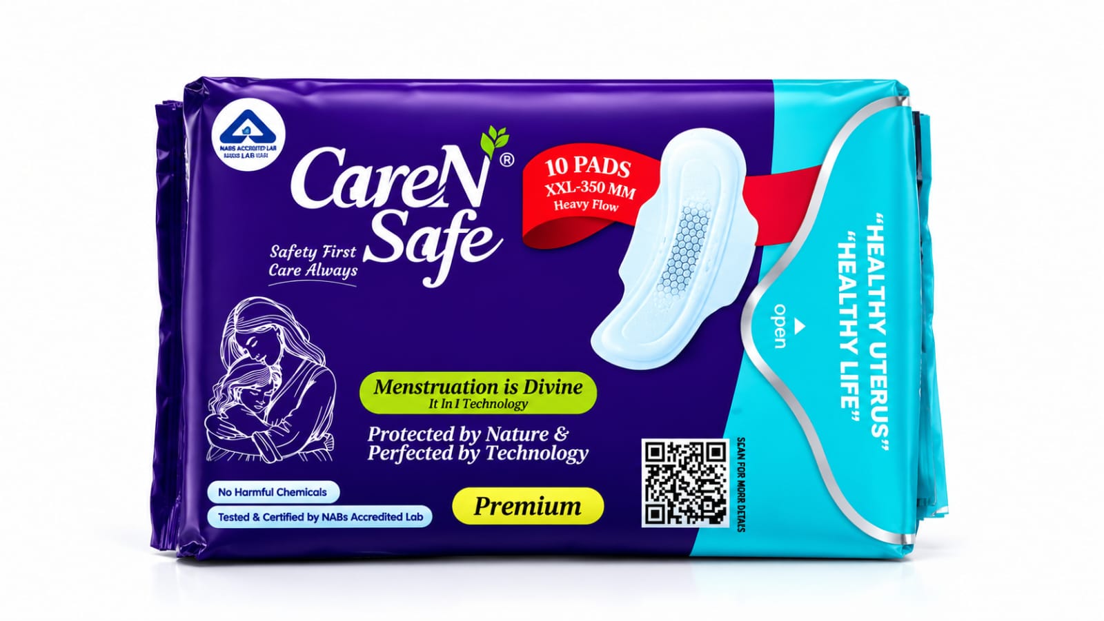 CareN Safe XXL turquoise pack, 350 mm